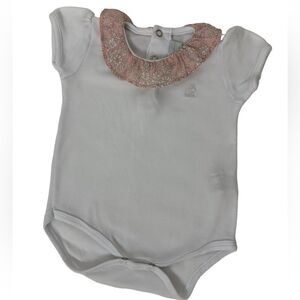 Baby cottons bodysuit with collar size 3 months
